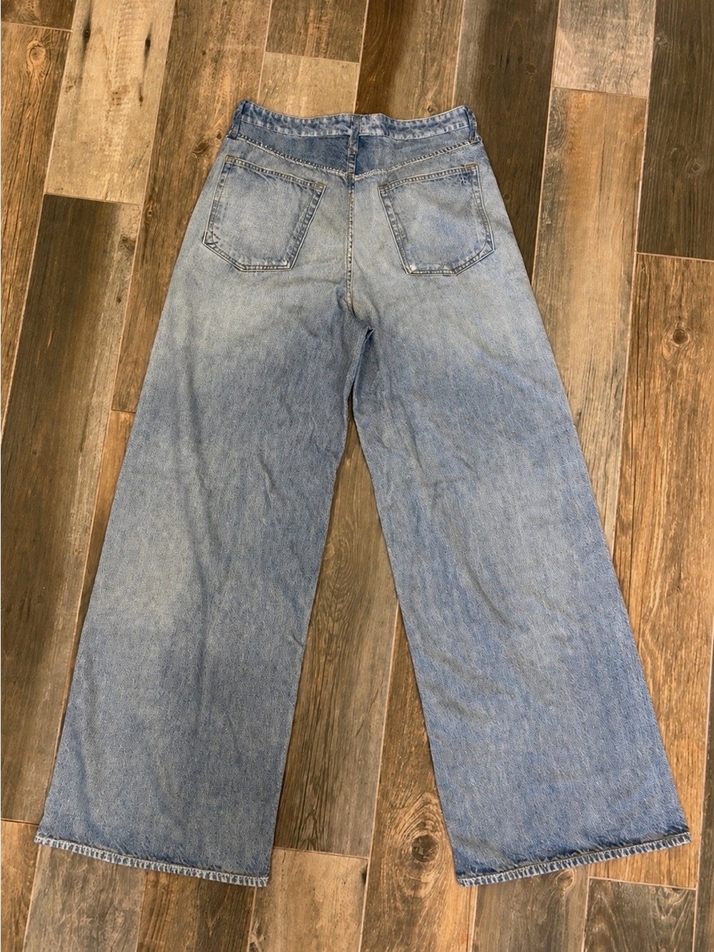 rag & bone Light Wash Wide-Leg Jeans - Picture 3 of 13